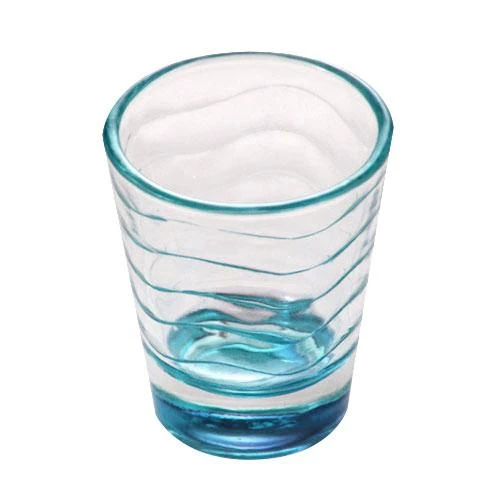 Best Sale 𤩠Bars BarConicĀ® 1.75oz Blue/Teal Wave Shot Glass š - Image 2