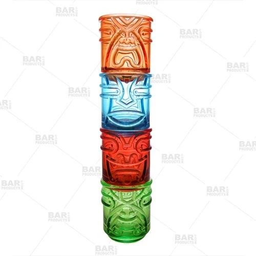 Cheap ❤️ Bars Colored Tiki Stacking Tumblers (12oz) - Set Of 4 ❤️ - Image 2