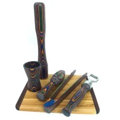 Outlet ⌛ Bars Bamboo Tiki Bar Set - Rainbow 6 Pieces 🔥