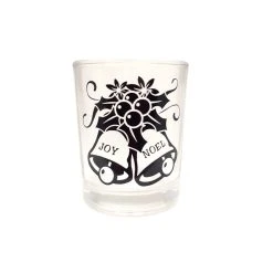 Discount 😍 Bars VOTIVE/SHOT GLASS - CHRISTMAS BELLS - 2.5 OZ. 😀