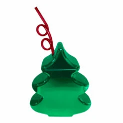 Hot Sale ⌛ Bars 🧨 Christmas Tree Novelty Cup With Lid And Straw - 24 Ounces ✨