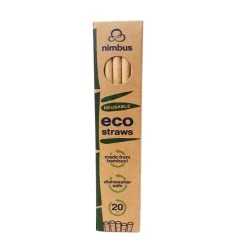 Cheapest 😀 Bars Bamboo Eco-Friendly Reusable Straws - Pack Of 20 ✔️