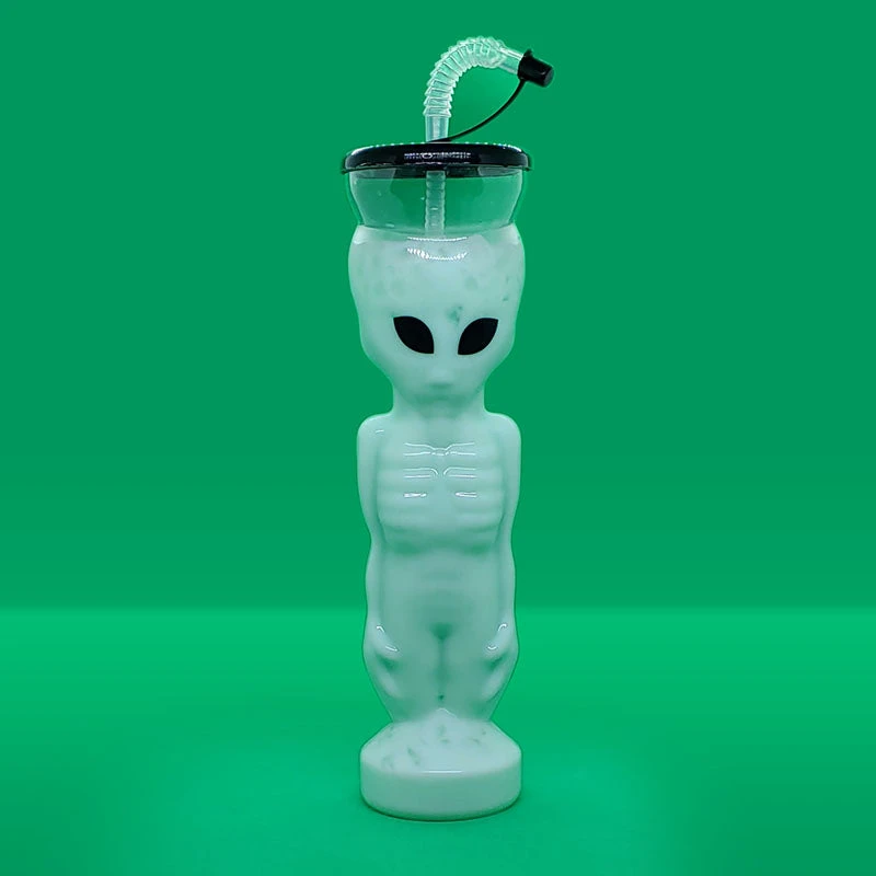 New 🔔 Bars BarConic® Alien Party Yard Cup W/ Lid And Straw - 27 Ounce 🤩 - Image 5