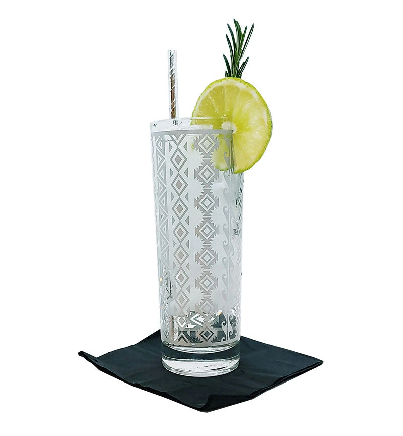 Budget ✨ Bars BarConic® Silver Aztec Highball Glass - 9.5oz 🤩
