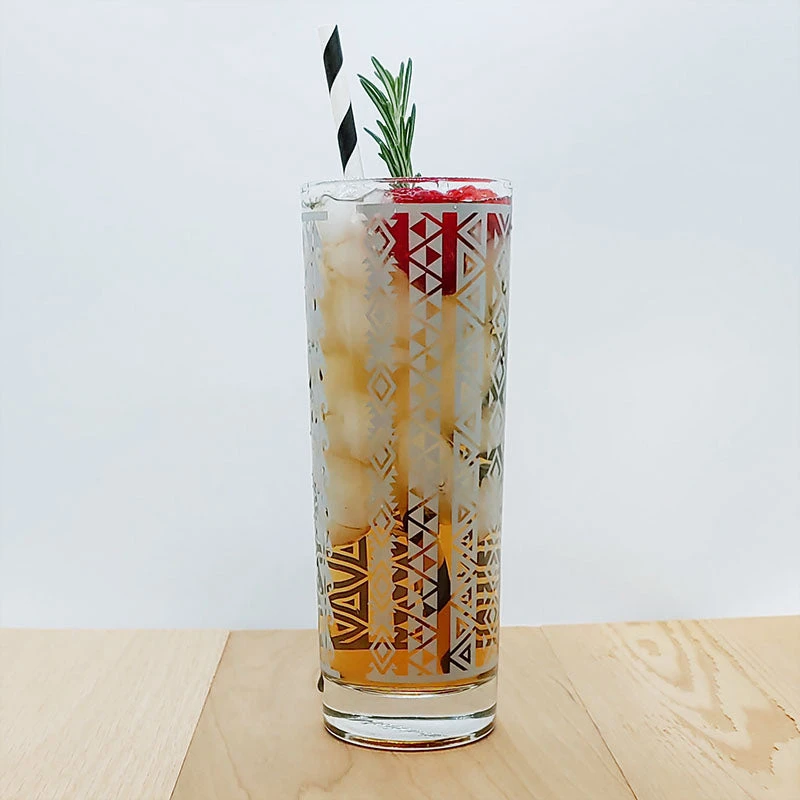 Budget ✨ Bars BarConic® Silver Aztec Highball Glass - 9.5oz 🤩 - Image 3