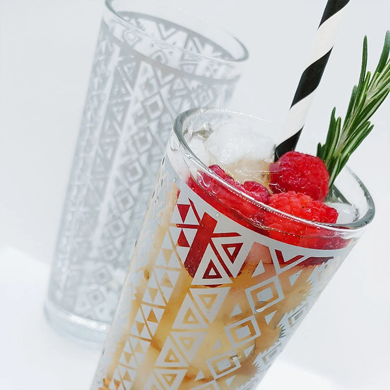 Budget ✨ Bars BarConic® Silver Aztec Highball Glass - 9.5oz 🤩 - Image 4