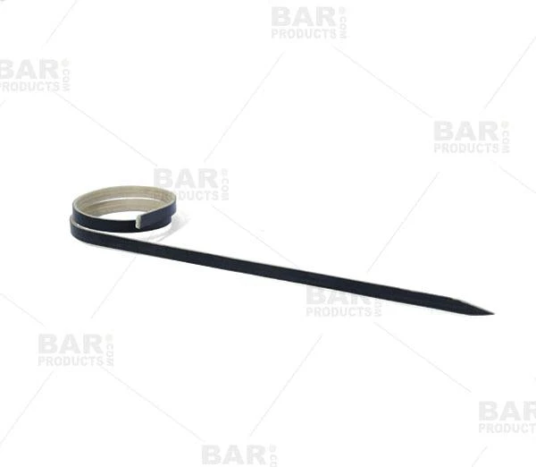 Outlet ⌛ Bars Ring Bamboo Cocktail Picks - Black - 100 Pack 🧨 - Image 6