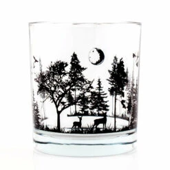 Deals ⭐ Bars BarConic® Glassware - Forest Scene - Old Fashion Glass - 10 Ounce 🥰