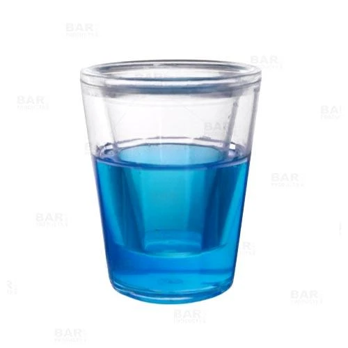 Discount 👏 Bars BarConic® 1.5 Oz Plastic Shot Glass With Double Wall - Blue ❤️