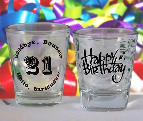New 🌟 Bars Birthday Themed Shot Glasses 🌟