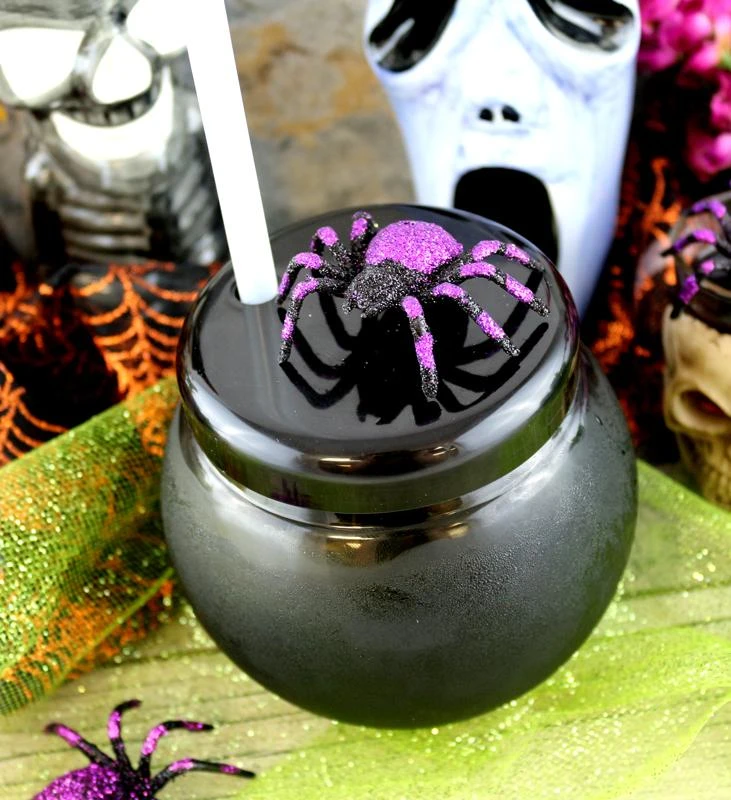 Outlet ⌛ Bars BarConic® Plastic Fishbowl Drinkware - Black - 20 Ounce - With Lid And Straw 😀 - Image 3