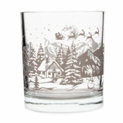 Deals 🎁 Bars BarConic® Glassware - Christmas Cabin - 10 Ounce 🛒