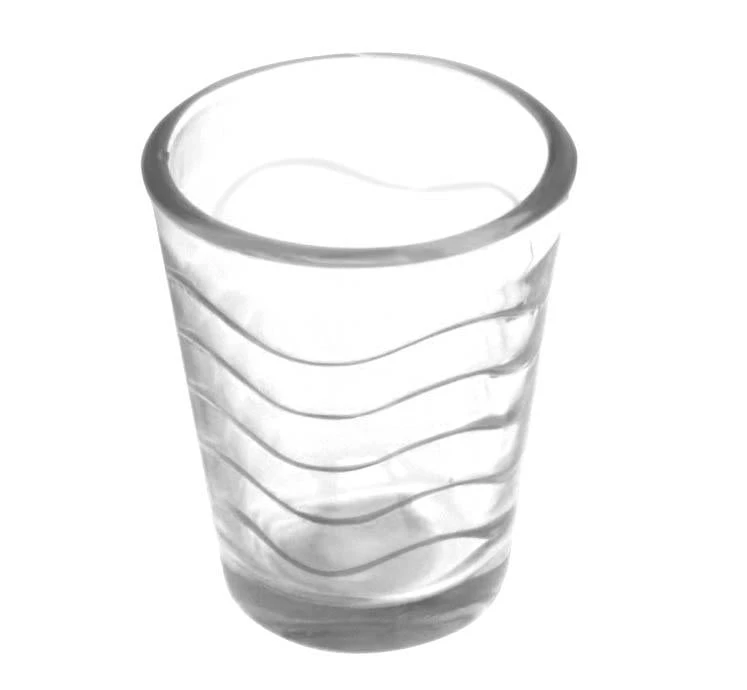 Cheap 🛒 Bars BarConic® 1.75oz Clear Wave Shot Glass 🤩 - Image 2
