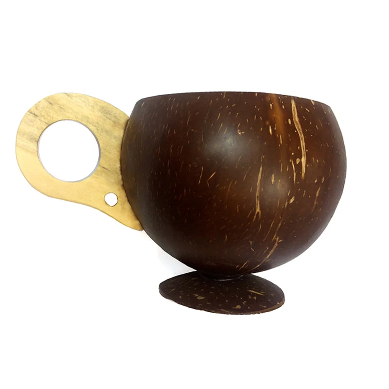 Best Sale 😀 Bars BarConic® Real Coconut Cup With Handle - 14 Ounces ⌛
