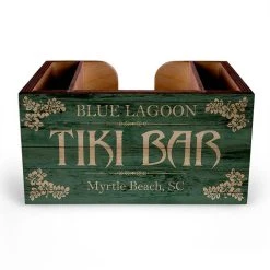 Cheapest 👏 Bars Wooden Bar Caddy - Tiki Bar - Customizable 🎉