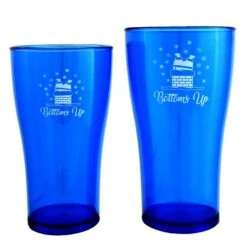 Top 10 🔥 Bars Blue Bottoms Up Plastic Cup - 2 Sizes Available 🛒