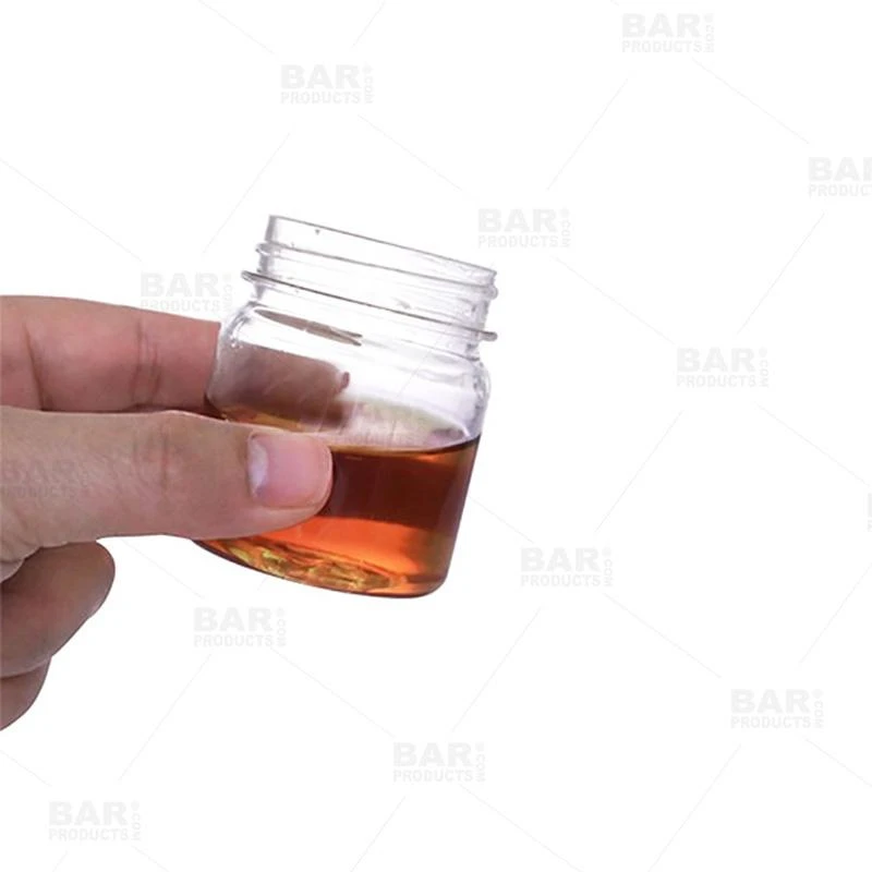 Discount โญ Bars Mini Mason Jars - W/ Lids - Plastic 2.5 Oz. - Pack Of 8 โ - Image 4