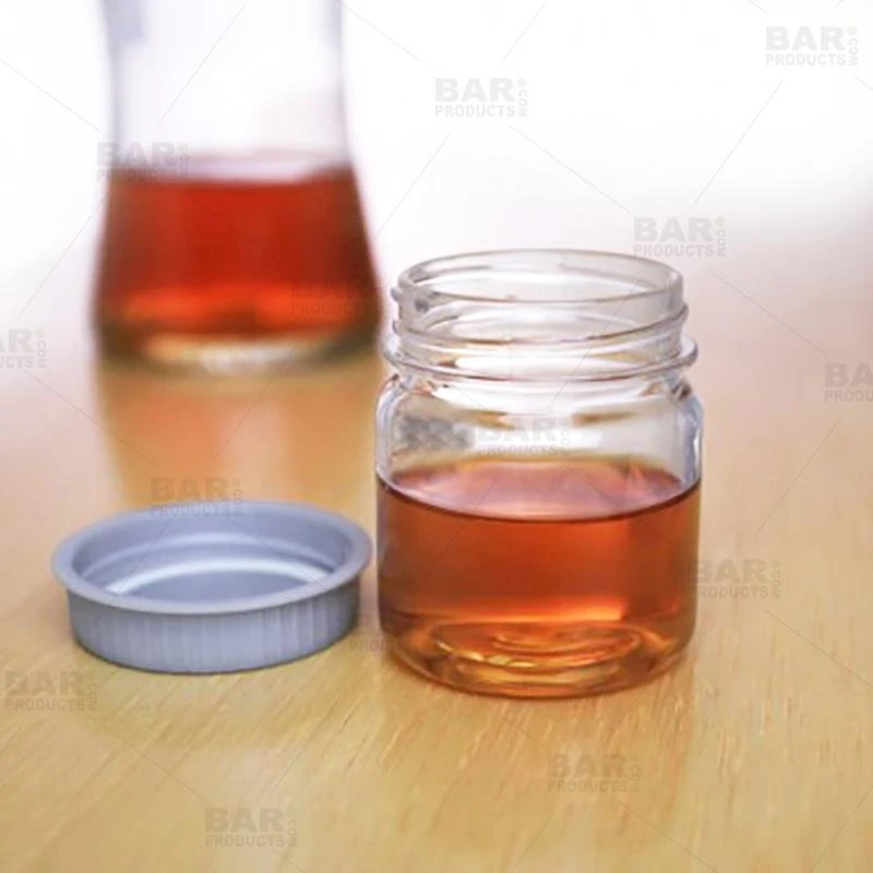 Discount โญ Bars Mini Mason Jars - W/ Lids - Plastic 2.5 Oz. - Pack Of 8 โ - Image 2