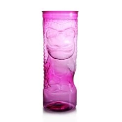 Best deal 🌟 Bars BarConic® Tiki Cup - Pink Plastic W/ Lid And Straw - 24oz ❤️