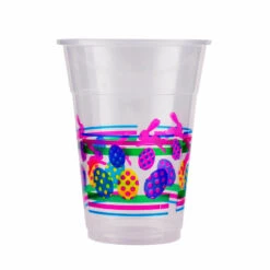 Discount ⭐ Bars 20 Ct. Soft Plastic Cups - Easter - 16 Ounce ✨