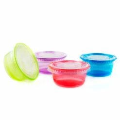 Best Pirce 🔥 Bars Jello Shot Cups W/Lids - 2oz - Multi Color - 50 Pack 🎁