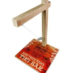 Promo 👏 Bars ADD YOUR NAME Large Tabletop Ring Toss Game - Tiki 👍