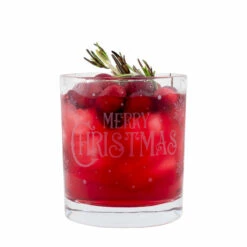 Brand new ✨ Bars BARCONIC® 💯 CHRISTMAS COLLECTION - MERRY CHRISTMAS - GLASSWARE -10 OUNCE 🎁