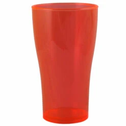 Deals ❤️ Bars BarConic 570ml Polycarbonate Neon Orange Cup 🔔