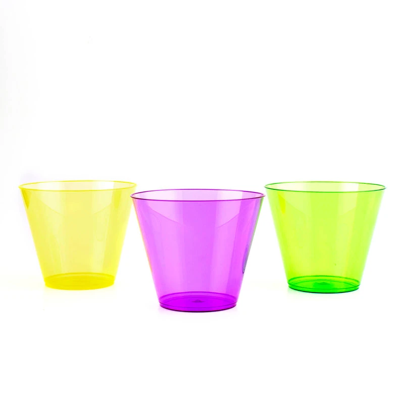 Budget 😉 Bars 50 Count - Assorted Neon Tumblers - 9 Ounce 👏