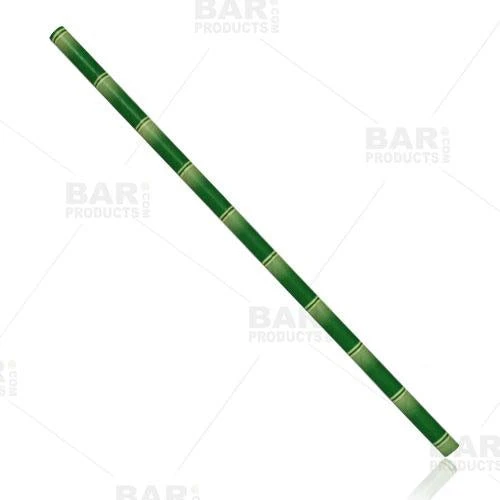 Outlet ⭐ Bars BarConic® Bamboo Paper Straws - 100 Pack ⭐ - Image 5