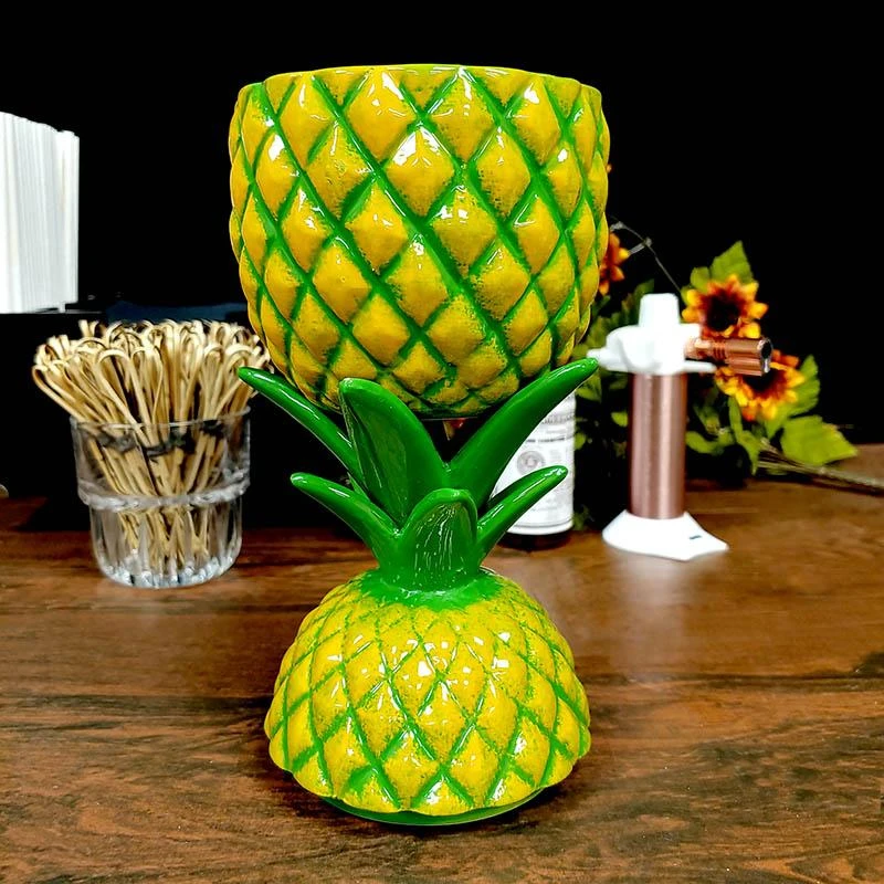 Cheap ⭐ Bars BarConic® Tiki Drinkware - Pineapple Stand - 14 Ounce 🎁 - Image 5