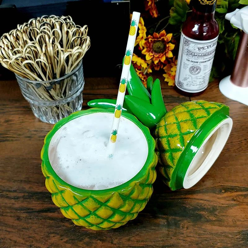 Cheap ⭐ Bars BarConic® Tiki Drinkware - Pineapple Stand - 14 Ounce 🎁 - Image 4