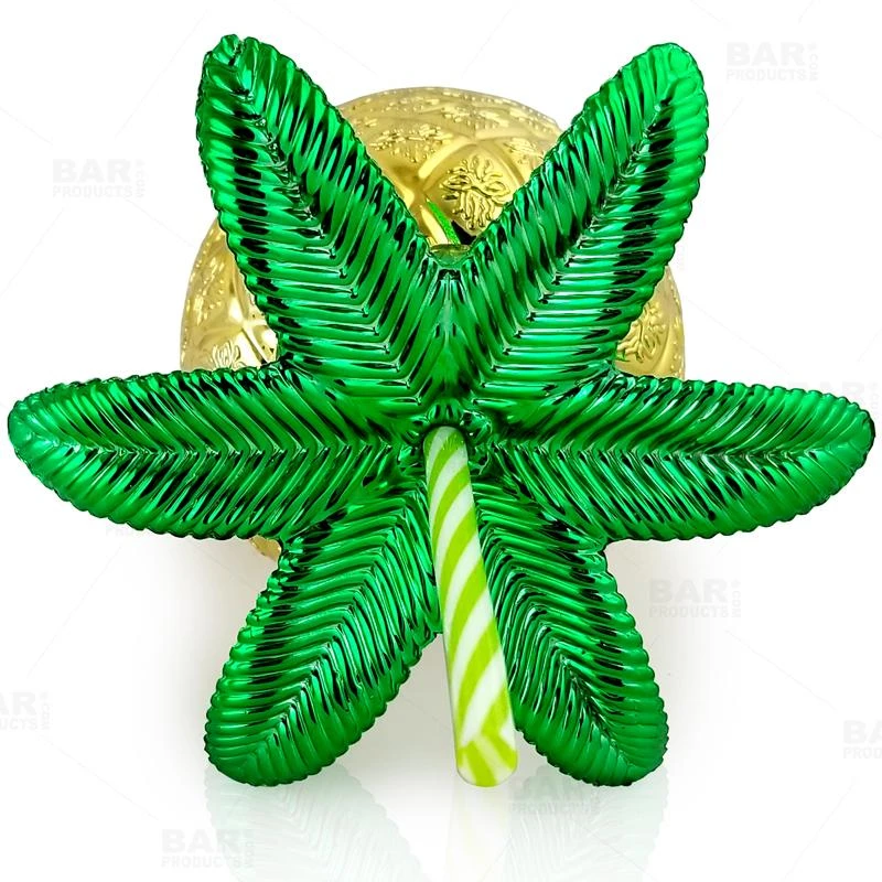 Coupon ❤️ Bars BarConic® Plastic Gold Pineapple Drinking Cup W/ Lid And Straw - 24oz 😀 - Image 3