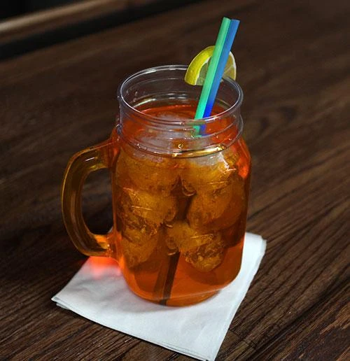 Wholesale ๐ Bars 32oz. Plastic Mason Jar With Handle โ - Image 2