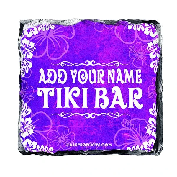 Hot Sale ๐ฏ Bars Tiki Themed CUSTOMIZABLE Rock Slate Coasters โจ - Image 6