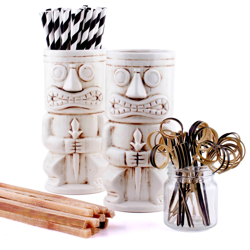 Brand new 🥰 Bars Stone God Tiki Drinkware Gift Set 👏