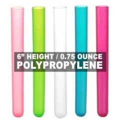 Flash Sale 😉 Bars Unbreakable Polypropylene Tube SHOTZ® / Test Tube Shooters - Pack Of 100 😍