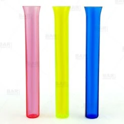 New 🌟 Bars Flat Bottom Assorted Neon Test Tubes - 25ml (25 Pack) ⌛