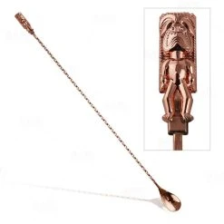 Buy ❤️ Bars Bar Spoon - Tiki Butt Ku - Copper Plated - 40cm 😀