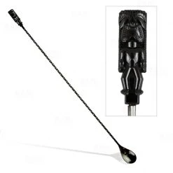 Best deal 👍 Bars Bar Spoon - Tiki Butt Ku - Gun Metal Plated - 40cm ❤️