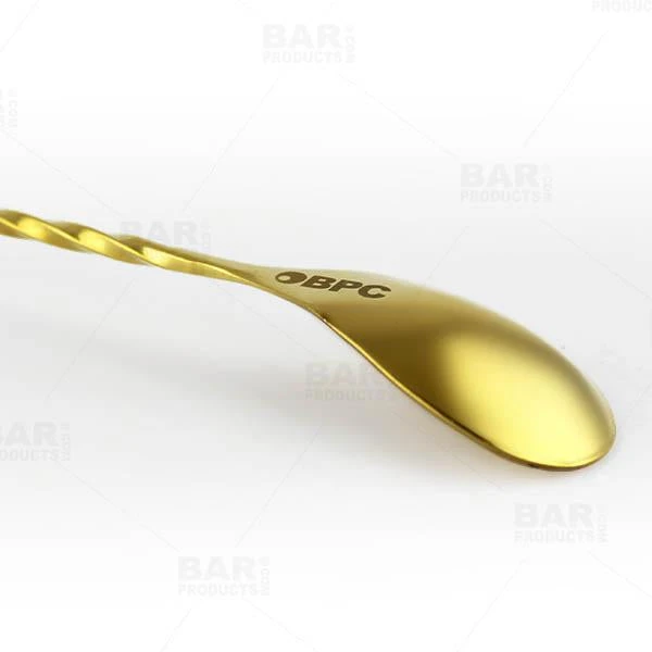 Promo ⭐ Bars Bar Spoon - Tiki Butt Ku - Gold Plated - 40cm 👍 - Image 2