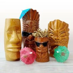 Cheapest ✔️ Bars Tiki Mugs Drinkware Package 1 - Set Of 4 🛒