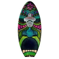 Wholesale 🔥 Bars Mean Tiki Man Surfboard Wall Mount Bottle Opener 🥰