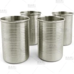 Wholesale 🛒 Bars Tin Can Shots - 2 Oz - Unique Shots - Pack Of 4 😍