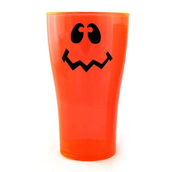 Wholesale π Bars Neon Orange Polycarbonate Cup - Wacky Jack O'Lantern - 2 Sizes Available β€οΈ - Image 5