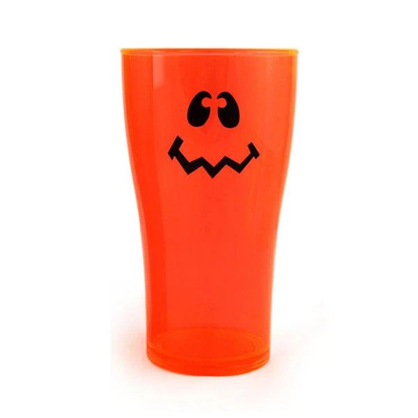 Wholesale π Bars Neon Orange Polycarbonate Cup - Wacky Jack O'Lantern - 2 Sizes Available β€οΈ - Image 4